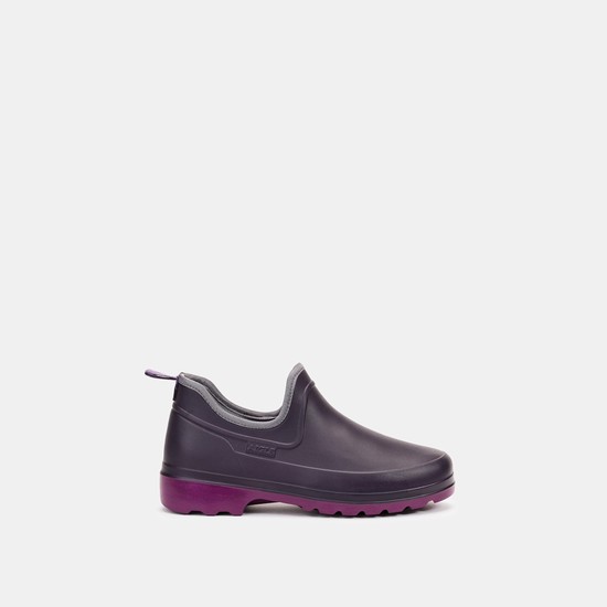 Aigle The Ultra-light Closed Clogs Women Purple ZA-40629